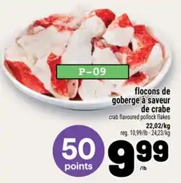 Metro FLOCONS DE GOBERGE À SAVEUR DE CRABE | CRAB FLAVOURED POLLOCK FLAKES offer