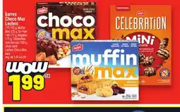 Metro BARRES CHOCO MAX LECLERC | LECLERC CHOCO MAX BARS offer