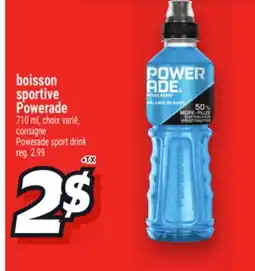 Metro BOISSON SPORTIVE POWERADE | POWERADE SPORT DRINK offer