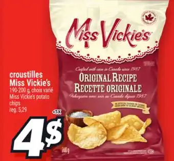 Metro MISS VICKIE'S POTATO CHIPS offer