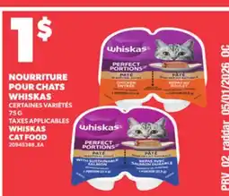 Provigo WHISKAS CAT FOOD offer