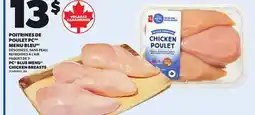 Provigo PC BLUE MENU CHICKEN BREASTS, PAQUET DE 3 offer