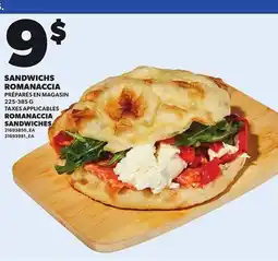 Provigo ROMANACCIA SANDWICHES offer