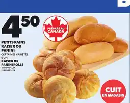 Provigo KAISER OR PANINI ROLLS, 6 UN offer