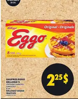 Provigo KELLOGG'S EGGO WAFFLES, 8 UN offer