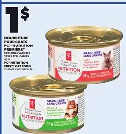 Provigo PC NUTRITION FIRST CAT FOOD offer