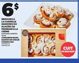 Provigo CINNAMON BUNS, DANISH OR CREAM CHEESE ICED, 10 UN offer