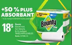 Provigo BOUNTY ESSUIE-TOUT, SUR MESURE, 6=12 ROULEAUX offer