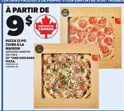 Provigo 12 TAKE AND BAKE PIZZA offer