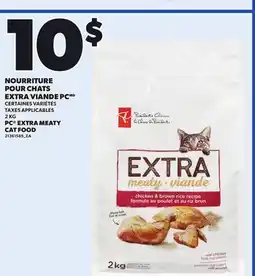 Provigo PC EXTRA MEATY CAT FOOD offer
