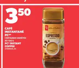 Provigo PC INSTANT COFFEE offer