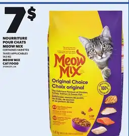 Provigo MEOW MIX CAT FOOD offer