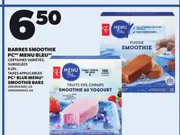 Provigo PC BLUE MENU SMOOTHIE BARS, 6 UN offer