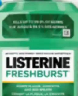 Familiprix LISTERINE Selected buccal products offer