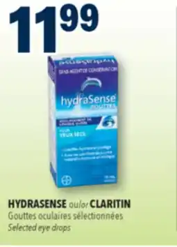 Familiprix HYDRASENSE Selected eye drops offer
