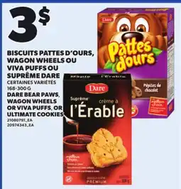 Provigo DARE BEAR PAWS WAGON WHEELS OR VIVA PUFFS, OR ULTIMATE COOKIES offer