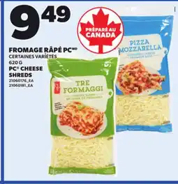 Provigo PC CHEESE SHREDS offer