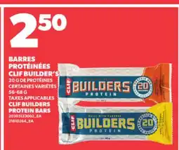 Provigo CLIF BUILDERS PROTEIN BARS offer