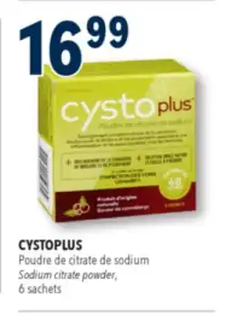 Familiprix CYSTOPLUS Sodium citrate powder, 6 sachets offer