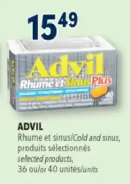 Familiprix ADVIL selected products, 36 or 40 units offer