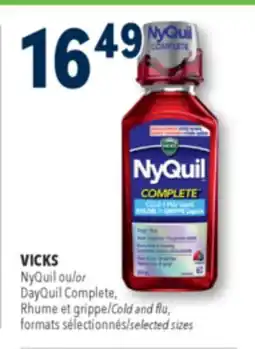 Familiprix VICKS NyQuil Cold and flu offer