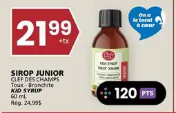 Rachelle-Bery Grocery CLEF DES CHAMPS KID SYRUP offer