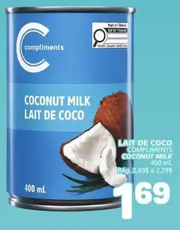 Marché Bonichoix COMPLIMENTS COCONUT MILK offer