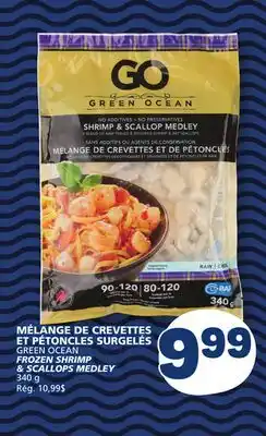 Marché Bonichoix GREEN OCEAN FROZEN SHRIMP SCALLOPS MEDLEY offer