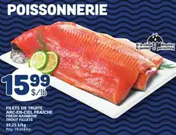 Marché Bonichoix FRESH RAINBOW TROUT FILLETS offer