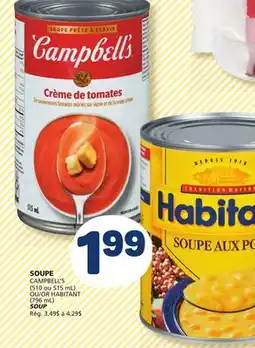Marché Bonichoix CAMPBELL'S OR HABITANT SOUP offer