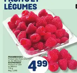 Marché Bonichoix RASPBERRIES offer