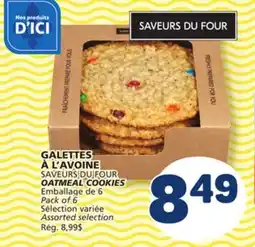 Marché Bonichoix SAVEURS DU FOUR OATMEAL COOKIES offer