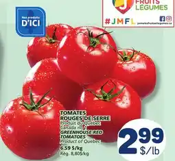 Marché Bonichoix GREENHOUSE RED TOMATOES offer