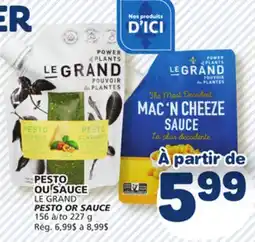 Marché Bonichoix LE GRAND PESTO OR SAUCE offer