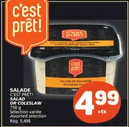 Marché Bonichoix C'EST PRÊT! SALAD OR COLESLAW offer