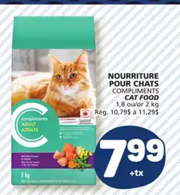 Marché Bonichoix COMPLIMENTS CAT FOOD offer