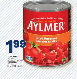 Marché Bonichoix AYLMER ACCENTS TOMATOES offer