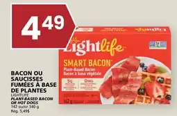 Rachelle-Bery Grocery LIGHTLIFE PLANT-BASED BACON OR HOT DOGS offer