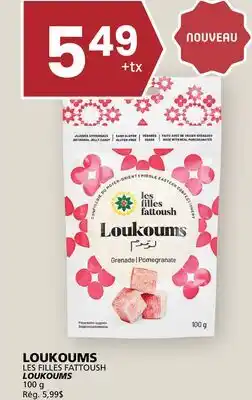 Rachelle-Bery Grocery LES FILLES FATTOUSH LOUKOUMS offer