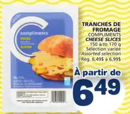 Marché Bonichoix COMPLIMENTS CHEESE SLICES offer