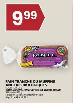 Rachelle-Bery Grocery FOOD FOR LIFE ORGANIC ENGLISH MUFFINS OR SLICED BREAD offer