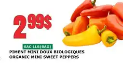 Marches Tau PIMENT MINI DOUX BIOLOGIQUES offer