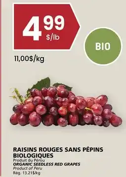 Rachelle-Bery Grocery ORGANIC SEEDLESS RED GRAPES offer