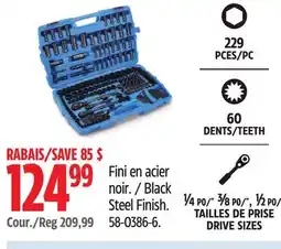 Canadian Tire Mastercraft Black Steel Finish offer