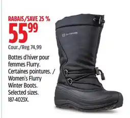 Canadian Tire Women's Flurry Winter Boots offer