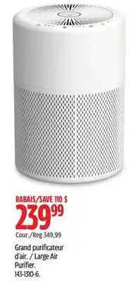 Canadian Tire Large Air Purifier offer