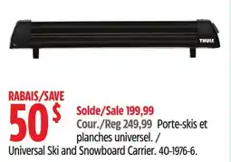 Canadian Tire Universal Ski and Snowboard Carrier offer