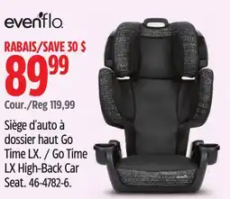 Canadian Tire Go Time LX High-Back Car Seat offer
