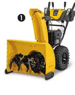 Canadian Tire Cub Cadet 243cc -stage Power steering intelliPOwer Snowblower,24 with heated grips & electric Start offer