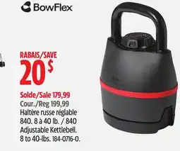 Canadian Tire 840 Adjustable Kettlebell offer